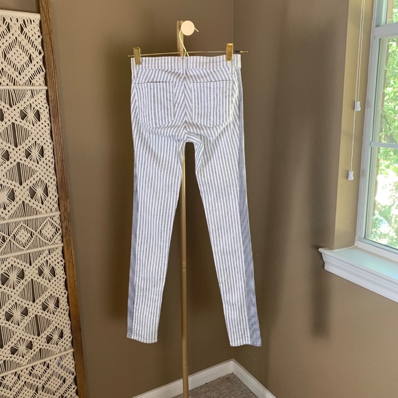 Rag & Bone for Barney’s Dobby Stripe Skinny Jeans Size 24 - Picture 3 of 12